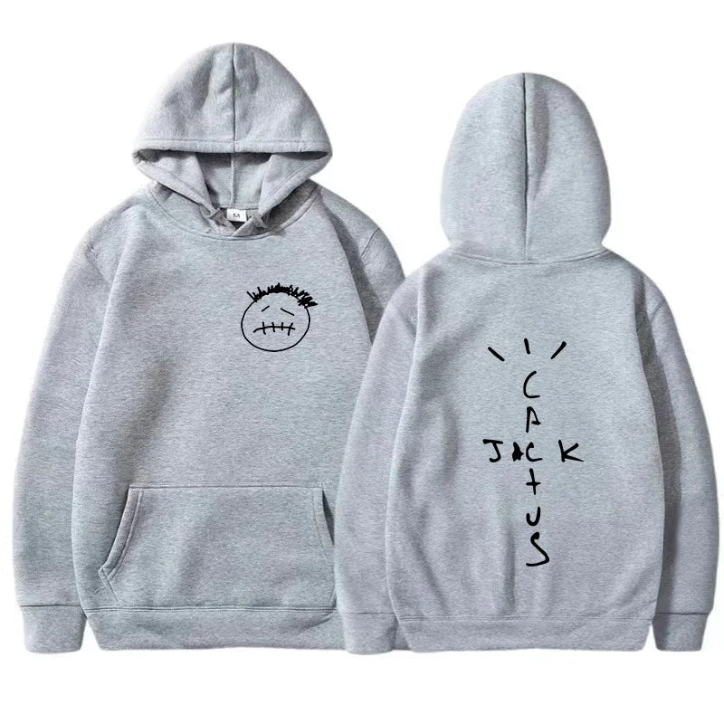 Cactus Jack Hoodie – Men & Women Oversized Hip Hop Sweatshirt