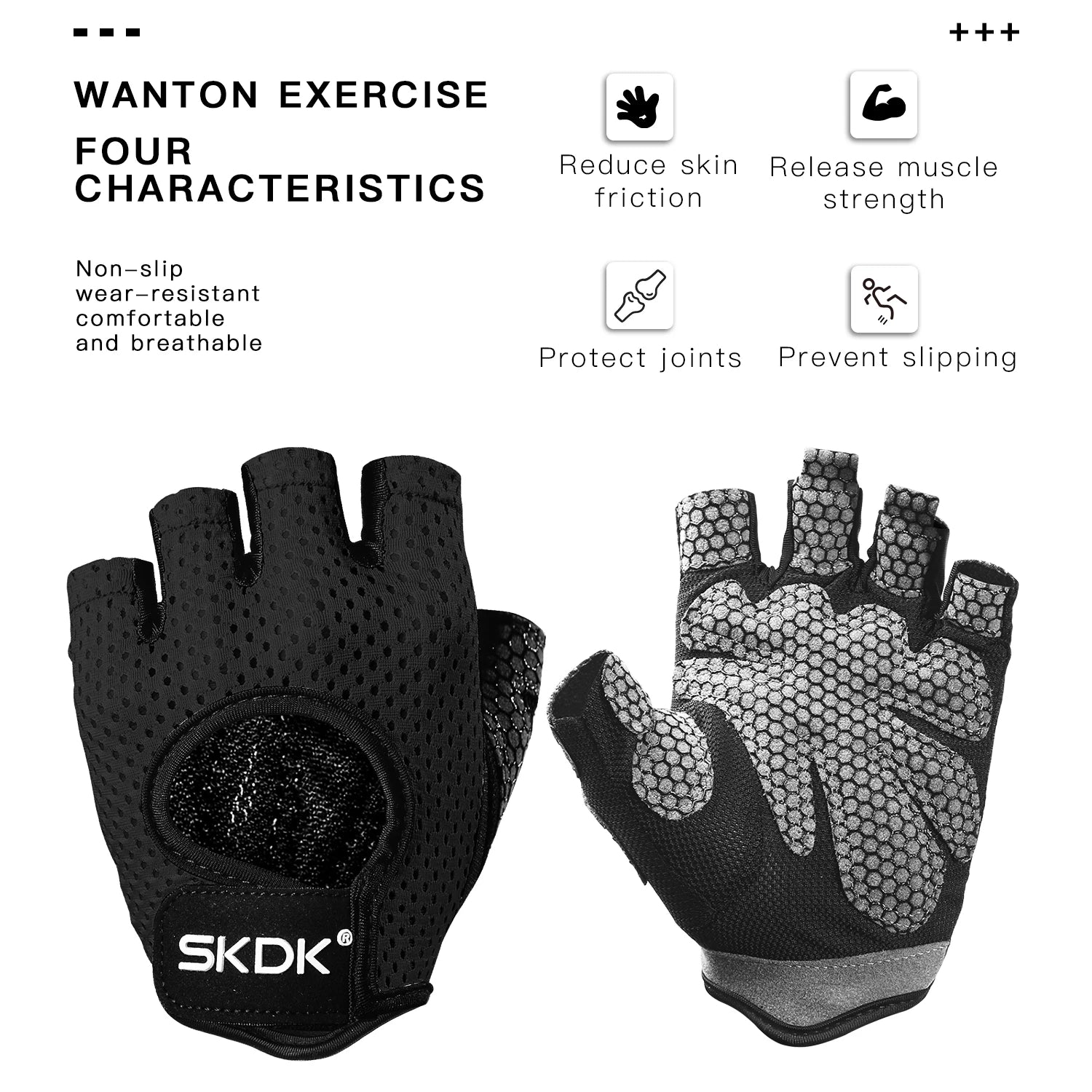SKDK Weightlifting & Fitness Gloves