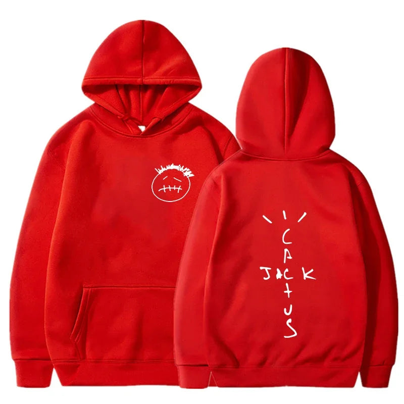 Cactus Jack Hoodie – Men & Women Oversized Hip Hop Sweatshirt