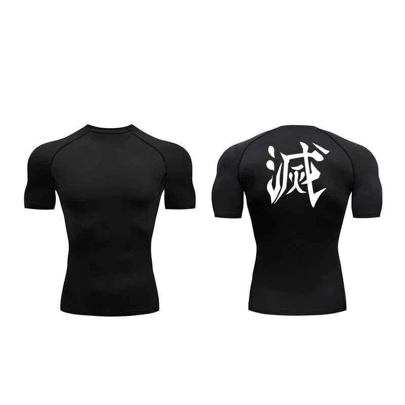 Demon Slayer Compression Workout Shirt