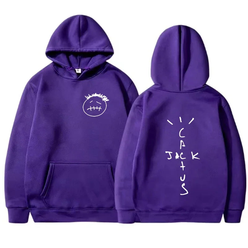 Cactus Jack Hoodie – Men & Women Oversized Hip Hop Sweatshirt