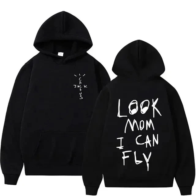 Men’s & Women’s Cactus Jack Hoodie – Vintage Hip Hop Pullover