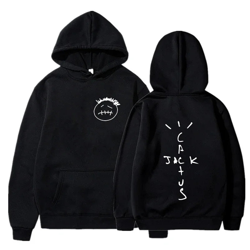 Cactus Jack Hoodie – Men & Women Oversized Hip Hop Sweatshirt