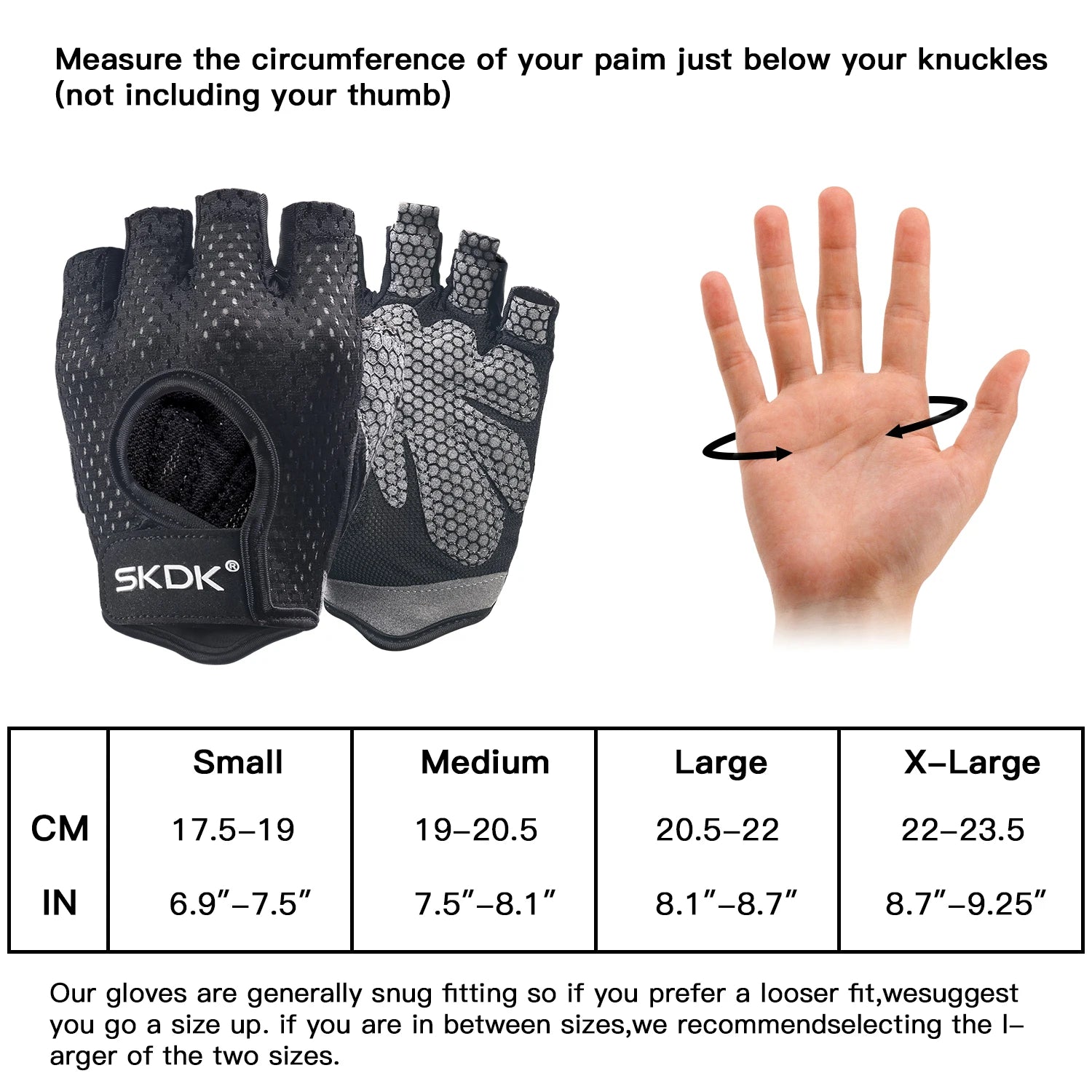 SKDK Weightlifting & Fitness Gloves